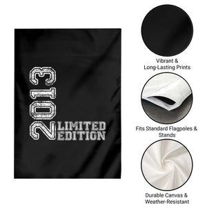 2013 Limited Edition Garden Flag Limited Edition 13th Birthday Boys Girl TS10 Print Your Wear