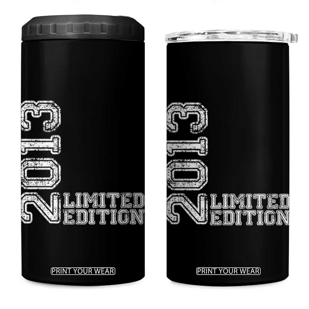 2013 Limited Edition 4 in 1 Can Cooler Tumbler Limited Edition 13th Birthday Boys Girl TS10 One Size: 16 oz Black Print Your Wear