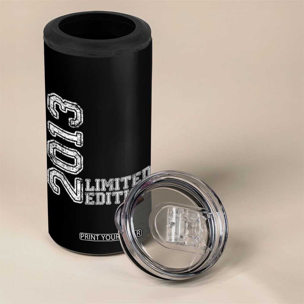 2013 Limited Edition 4 in 1 Can Cooler Tumbler Limited Edition 13th Birthday Boys Girl TS10 Print Your Wear