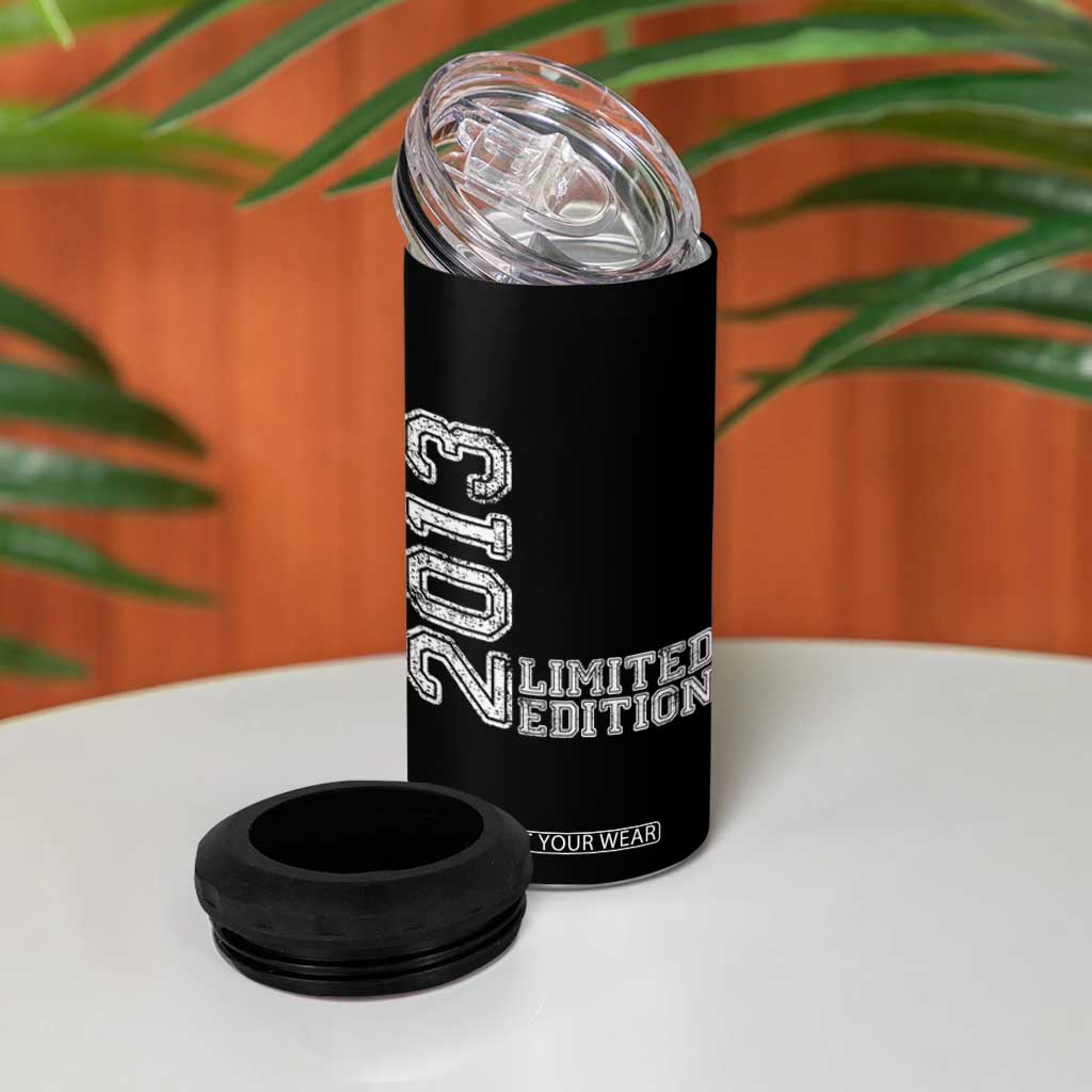 2013 Limited Edition 4 in 1 Can Cooler Tumbler Limited Edition 13th Birthday Boys Girl TS10 Print Your Wear