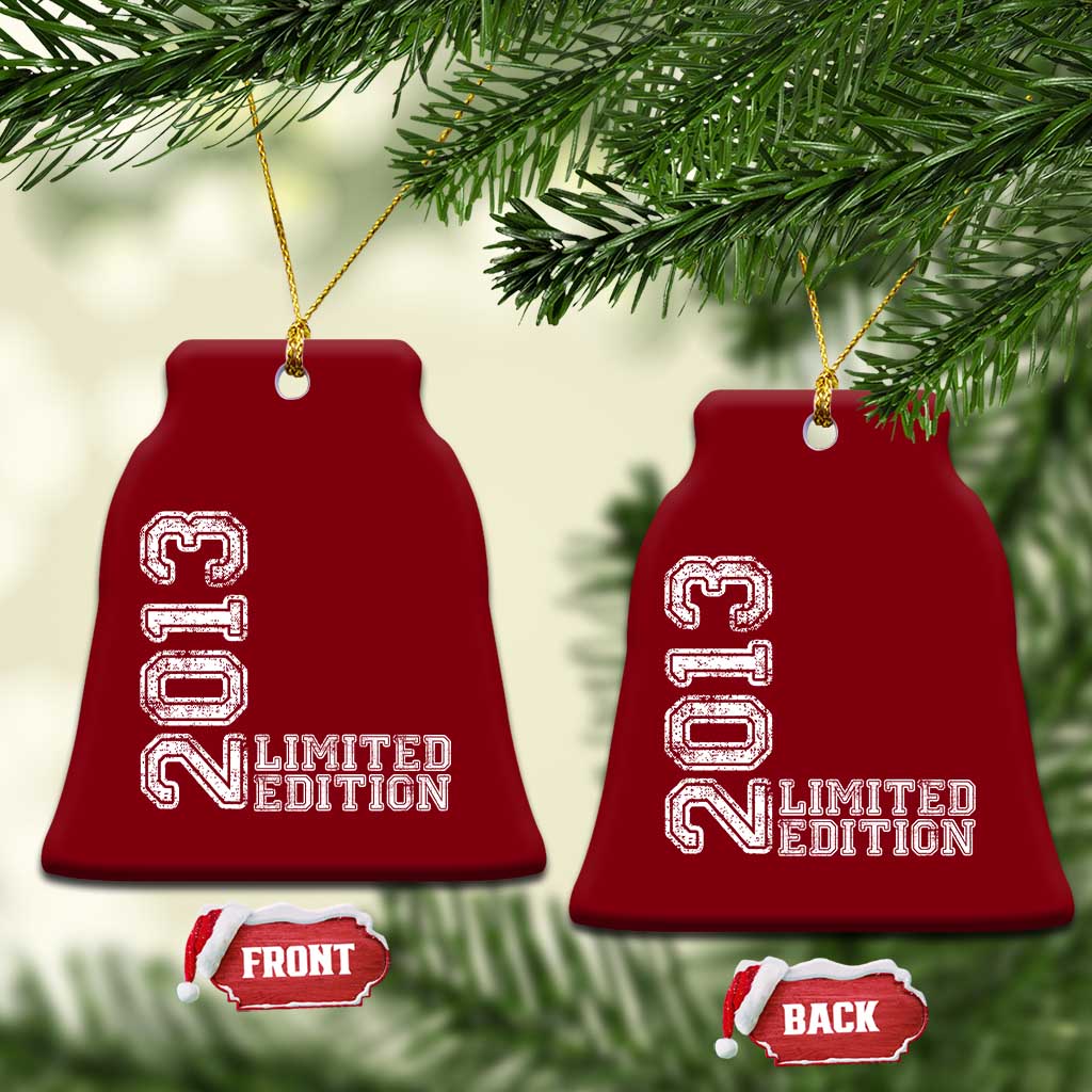 2013 Limited Edition Ceramic Ornament Limited Edition 13th Birthday Boys Girl TS10 Print Your Wear
