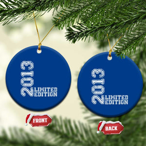 2013 Limited Edition Ceramic Ornament Limited Edition 13th Birthday Boys Girl TS10 1pc Blue Print Your Wear