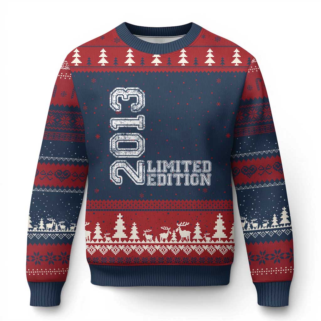 2013 Limited Edition Ugly Christmas Sweater Limited Edition 13th Birthday Boys Girl TS10 Navy Red Print Your Wear