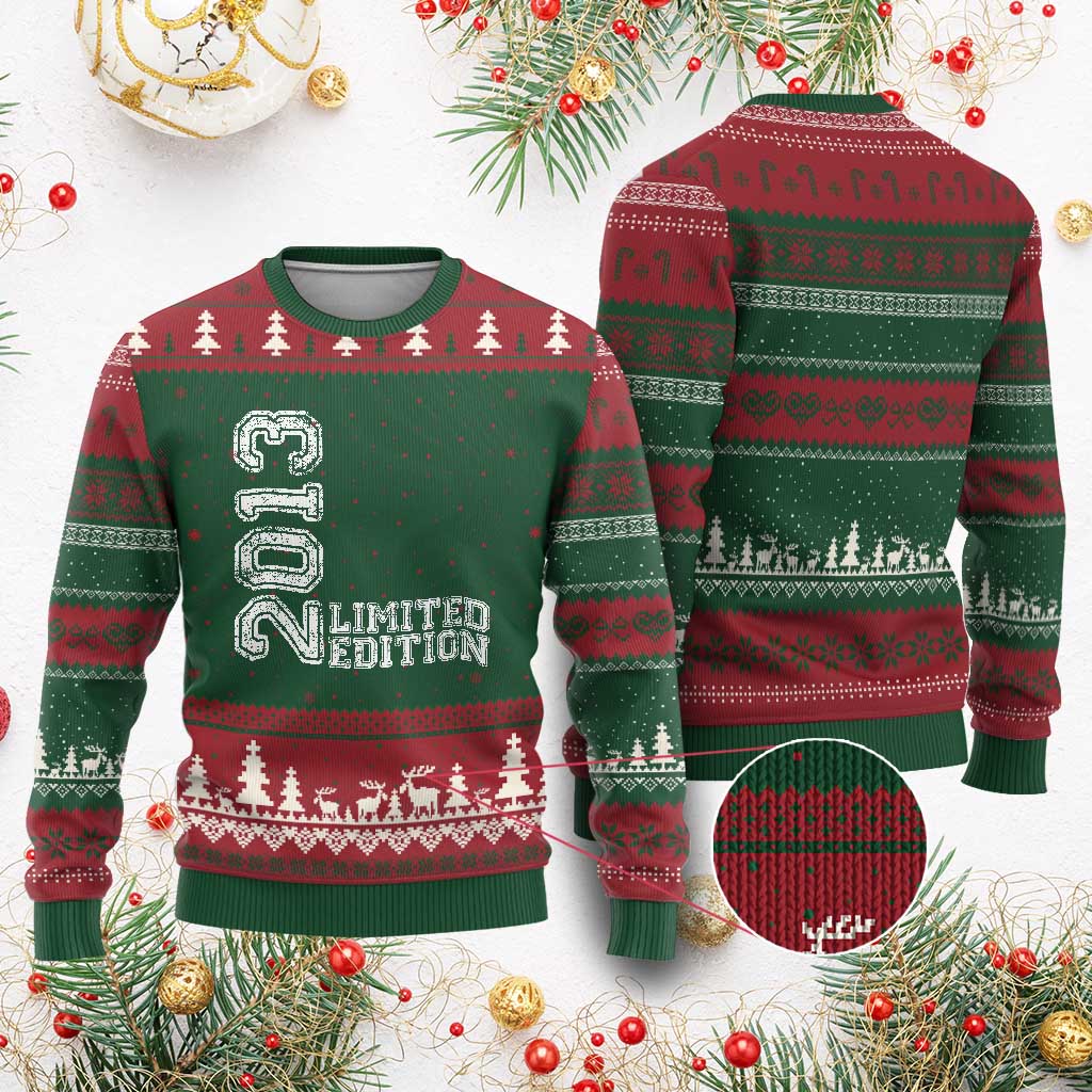 2013 Limited Edition Ugly Christmas Sweater Limited Edition 13th Birthday Boys Girl TS10 Red Green Print Your Wear