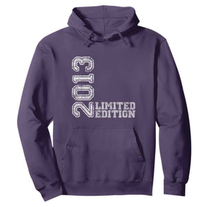 2013 Limited Edition Hoodie Limited Edition 13th Birthday Boys Girl TS10 Purple Print Your Wear
