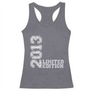 2013 Limited Edition Racerback Tank Top Limited Edition 13th Birthday Boys Girl TS10 Charcoal Print Your Wear