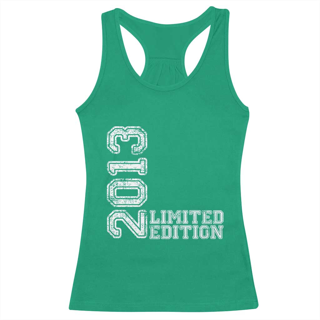 2013 Limited Edition Racerback Tank Top Limited Edition 13th Birthday Boys Girl TS10 Irish Green Print Your Wear