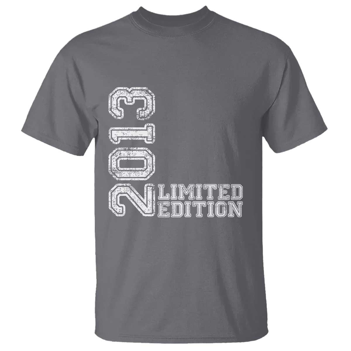 2013 Limited Edition T Shirt Limited Edition 13th Birthday Boys Girl TS10 Charcoal Print Your Wear