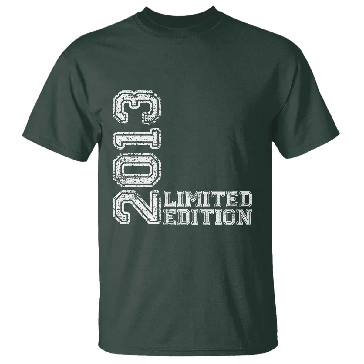 2013 Limited Edition T Shirt Limited Edition 13th Birthday Boys Girl TS10 Dark Forest Green Print Your Wear