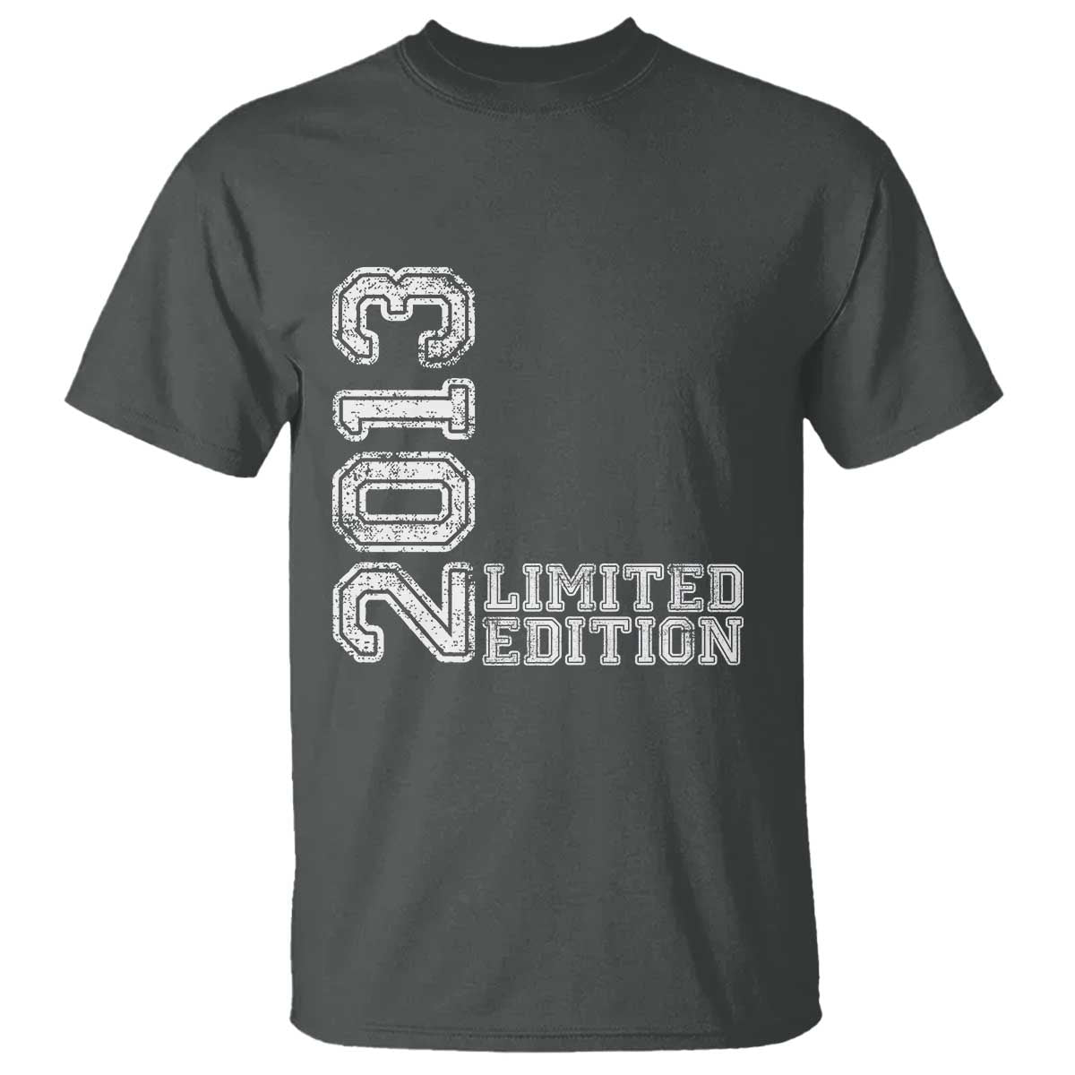 2013 Limited Edition T Shirt Limited Edition 13th Birthday Boys Girl TS10 Dark Heather Print Your Wear