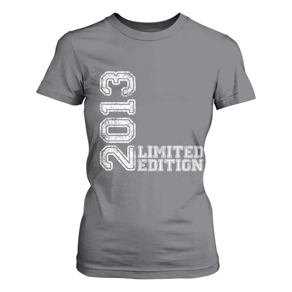 2013 Limited Edition T Shirt For Women Limited Edition 13th Birthday Boys Girl TS10 Charcoal Print Your Wear