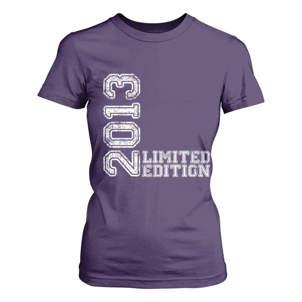 2013 Limited Edition T Shirt For Women Limited Edition 13th Birthday Boys Girl TS10 Purple Print Your Wear