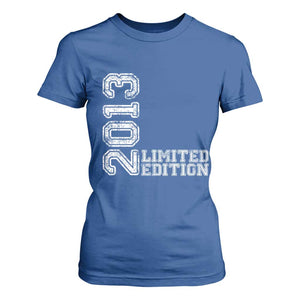 2013 Limited Edition T Shirt For Women Limited Edition 13th Birthday Boys Girl TS10 Royal Blue Print Your Wear