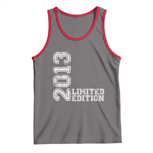 2013 Limited Edition Tank Top Limited Edition 13th Birthday Boys Girl TS10 Deep Heather Red Print Your Wear