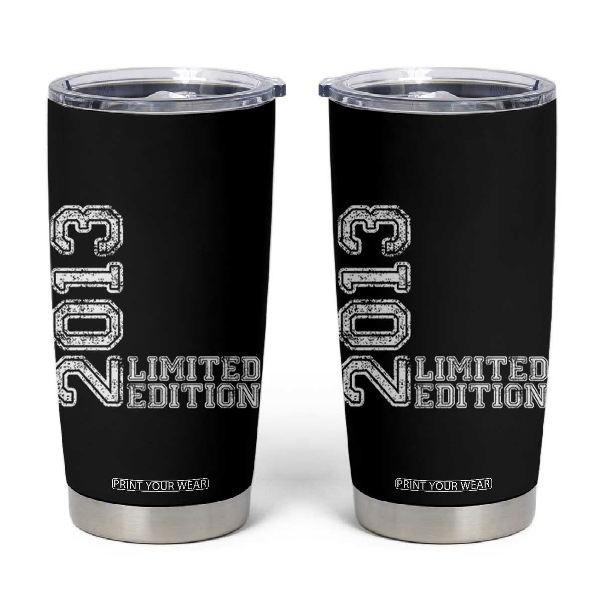 2013 Limited Edition Tumbler Cup Limited Edition 13th Birthday Boys Girl TS10 Black Print Your Wear