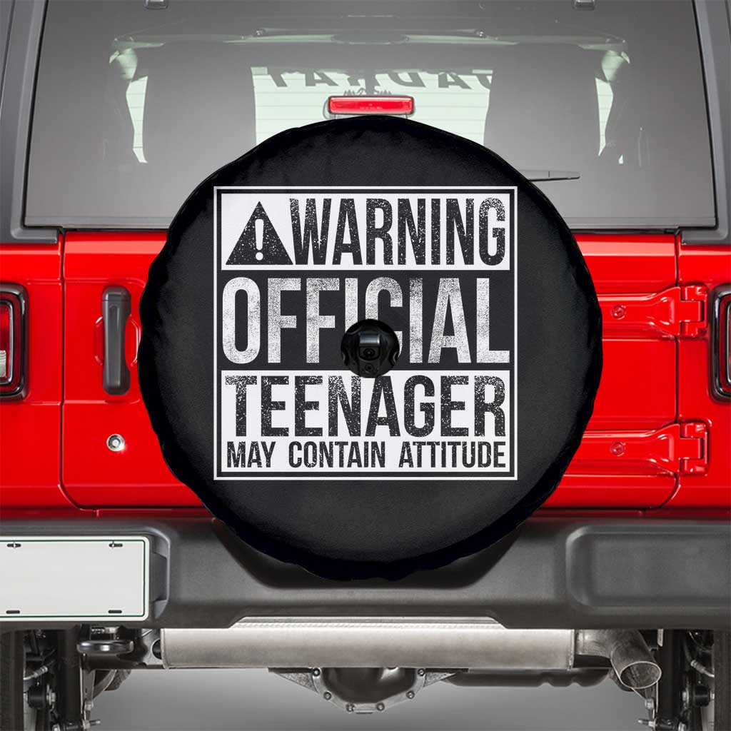 13th Birthday Spare Tire Cover Warning Official Teenager Boy 13yr TS10 Black Print Your Wear