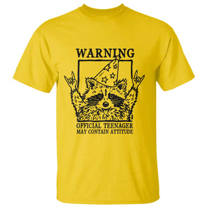 Vintage Raccoon 13th Birthday T Shirt 13 Year Old Official Teenager Gifts TS10 Daisy Print Your Wear