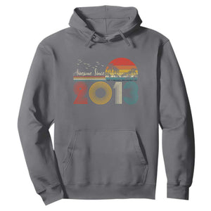 Awesome Since 2013 Hoodie 13th Birthday 13 Year Old Son Boy TS10 Charcoal Print Your Wear