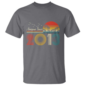 Awesome Since 2013 T Shirt 13th Birthday 13 Year Old Son Boy TS10 Charcoal Print Your Wear