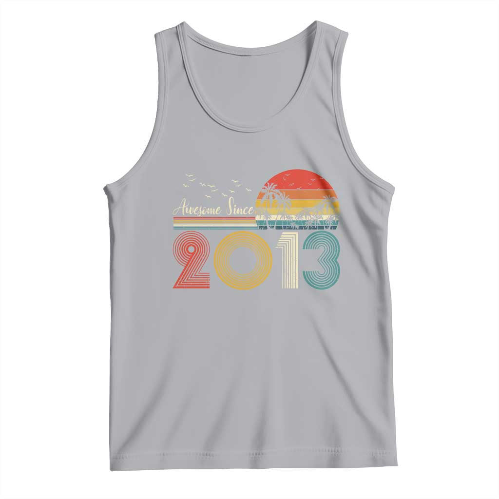 Awesome Since 2013 Tank Top 13th Birthday 13 Year Old Son Boy TS10 Athletic Heather Print Your Wear