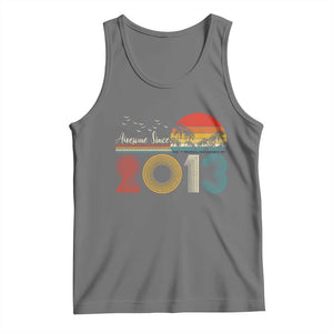 Awesome Since 2013 Tank Top 13th Birthday 13 Year Old Son Boy TS10 Black Heather Print Your Wear