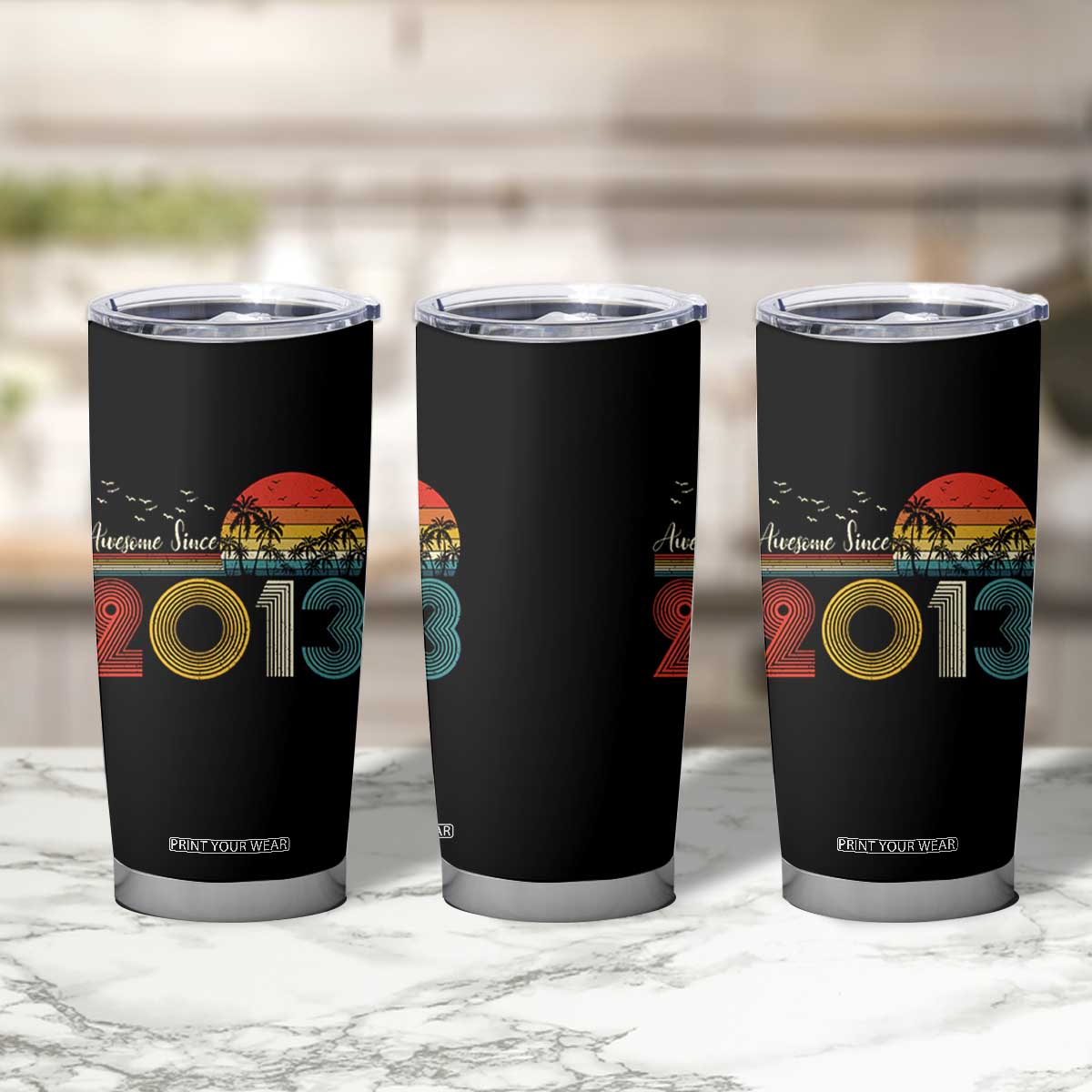 Awesome Since 2013 Tumbler Cup 13th Birthday 13 Year Old Son Boy TS10 Print Your Wear