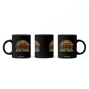 Vintage 2013 Official Teenager Coffee Mug 13 Year Old 13th Birthday TS10 Print Your Wear