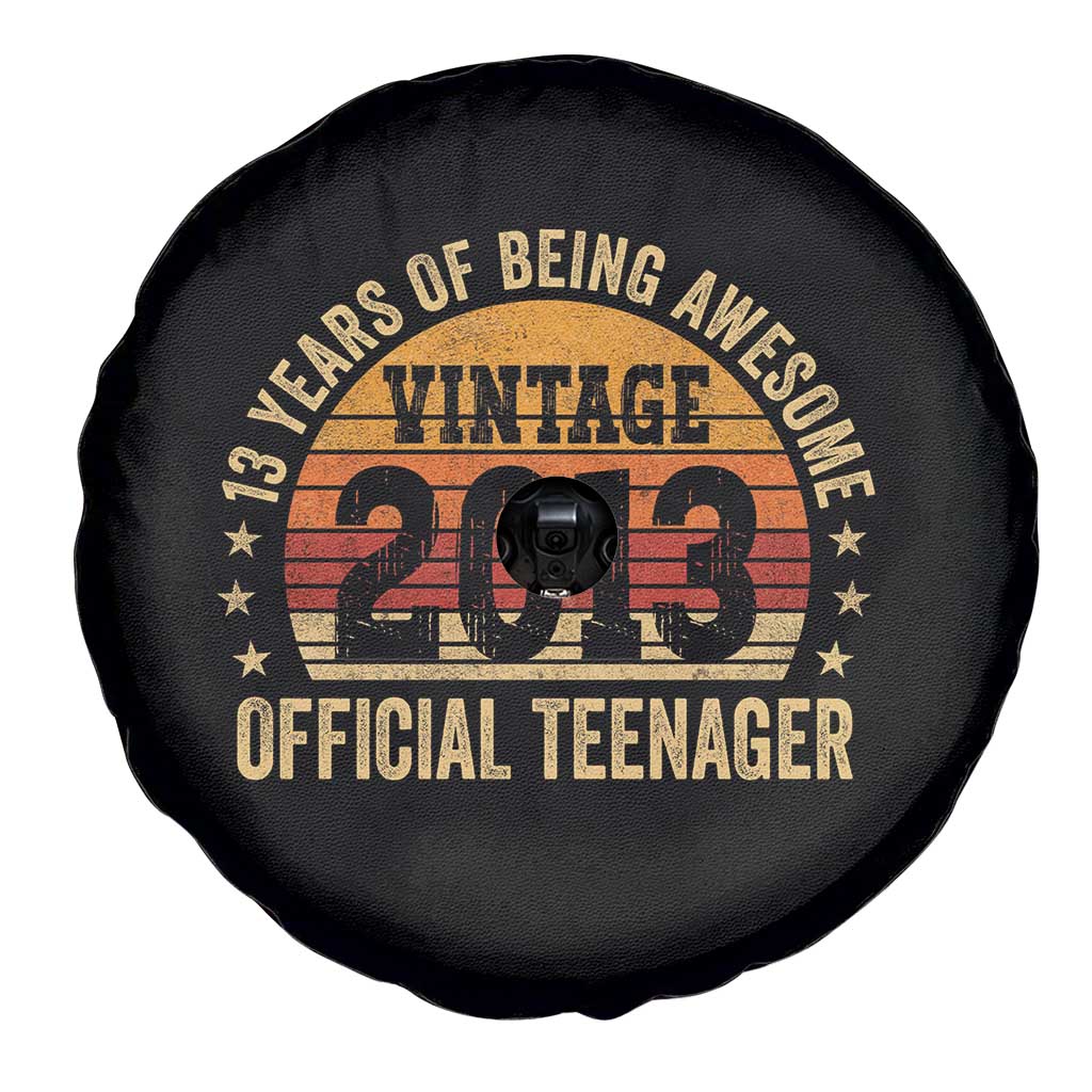 Vintage 2013 Official Teenager Spare Tire Cover 13 Year Old 13th Birthday TS10 Print Your Wear