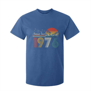 Awesome Since 1976 Birthday T Shirt For Kid Vintage 50th 50 Year Old Bday Gifts TS10 Royal Blue Print Your Wear