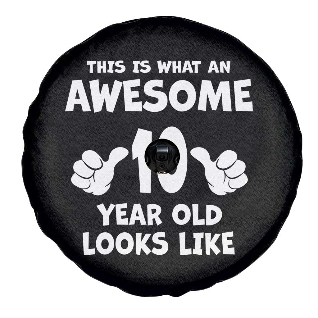 10th Birthday Gifts Spare Tire Cover Awesome 10 Year Old Bday Son Boy Girl 10yr TS10 Print Your Wear
