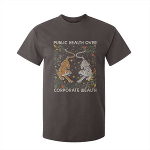 Public Health Over Corporate Wealth T Shirt For Kid Boho Tiger TS10 Dark Chocolate Print Your Wear