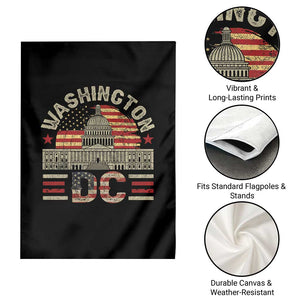 Washington DC Garden Flag Retro US Flag Souvenir Gift TS10 Print Your Wear