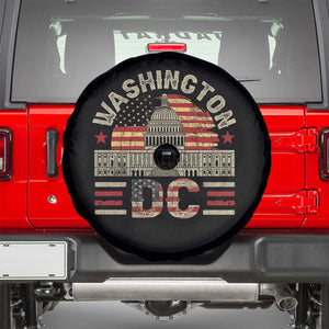 Washington DC Spare Tire Cover Retro US Flag Souvenir Gift TS10 Black Print Your Wear