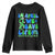 In April We Save Lives Organ Donation Donate Life Month Youth Sweatshirt Green Ribbon TS10 Black Print Your Wear