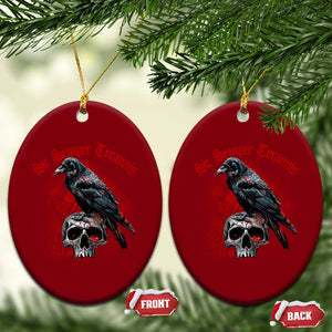 Sic Semper Tyrannis & Raven Ceramic Ornament Protest Feminist Activist TS10 Print Your Wear