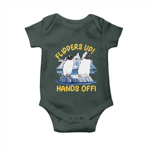 Penguins Resist Baby Onesie Flippers Up Hands Off Protest Against Tariffs TS10 Print Your Wear