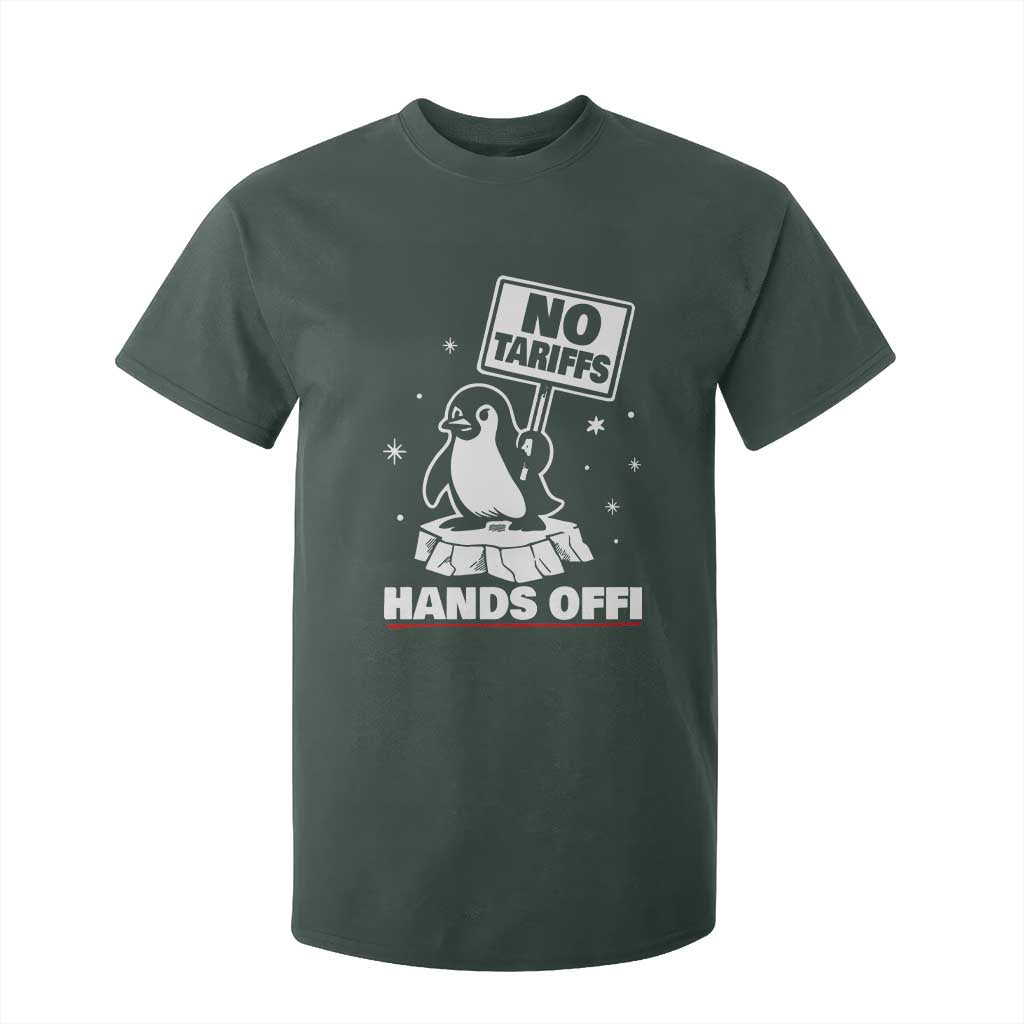 Funny Resist Penguins T Shirt For Kid Tariffs on Penguins? Really TS10 Dark Forest Green Print Your Wear