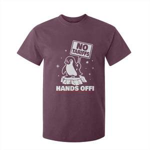 Funny Resist Penguins T Shirt For Kid Tariffs on Penguins? Really TS10 Maroon Print Your Wear