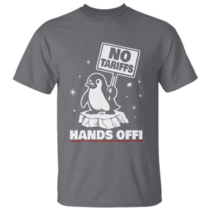 Funny Resist Penguins T Shirt Tariffs on Penguins? Really TS10 Charcoal Print Your Wear