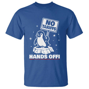 Funny Resist Penguins T Shirt Tariffs on Penguins? Really TS10 Royal Blue Print Your Wear