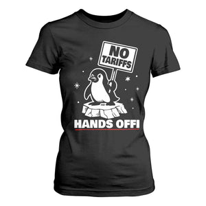 Funny Resist Penguins T Shirt For Women Tariffs on Penguins? Really TS10 Black Print Your Wear