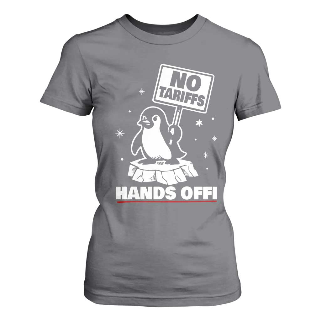 Funny Resist Penguins T Shirt For Women Tariffs on Penguins? Really TS10 Charcoal Print Your Wear