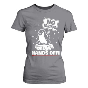 Funny Resist Penguins T Shirt For Women Tariffs on Penguins? Really TS10 Charcoal Print Your Wear
