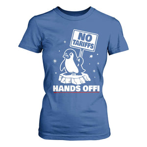 Funny Resist Penguins T Shirt For Women Tariffs on Penguins? Really TS10 Royal Blue Print Your Wear