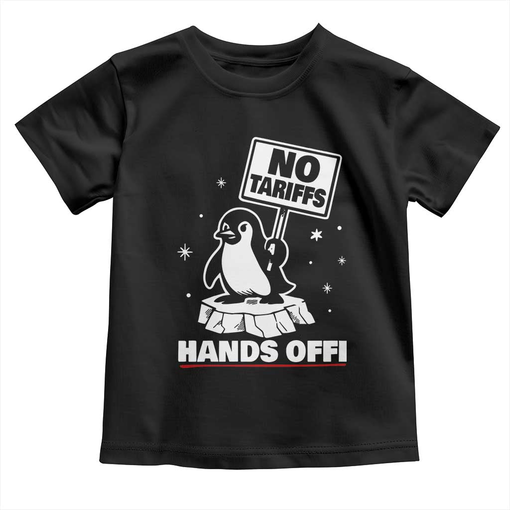Funny Resist Penguins Toddler T Shirt Tariffs on Penguins? Really TS10 Black Print Your Wear