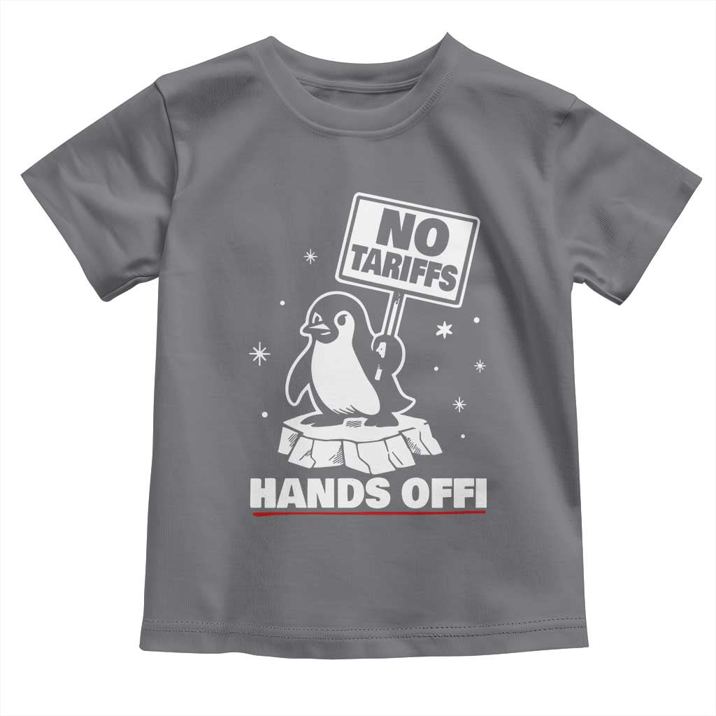Funny Resist Penguins Toddler T Shirt Tariffs on Penguins? Really TS10 Charcoal Print Your Wear