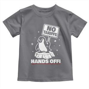 Funny Resist Penguins Toddler T Shirt Tariffs on Penguins? Really TS10 Charcoal Print Your Wear