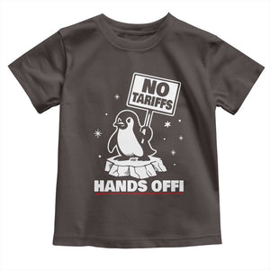 Funny Resist Penguins Toddler T Shirt Tariffs on Penguins? Really TS10 Dark Chocolate Print Your Wear