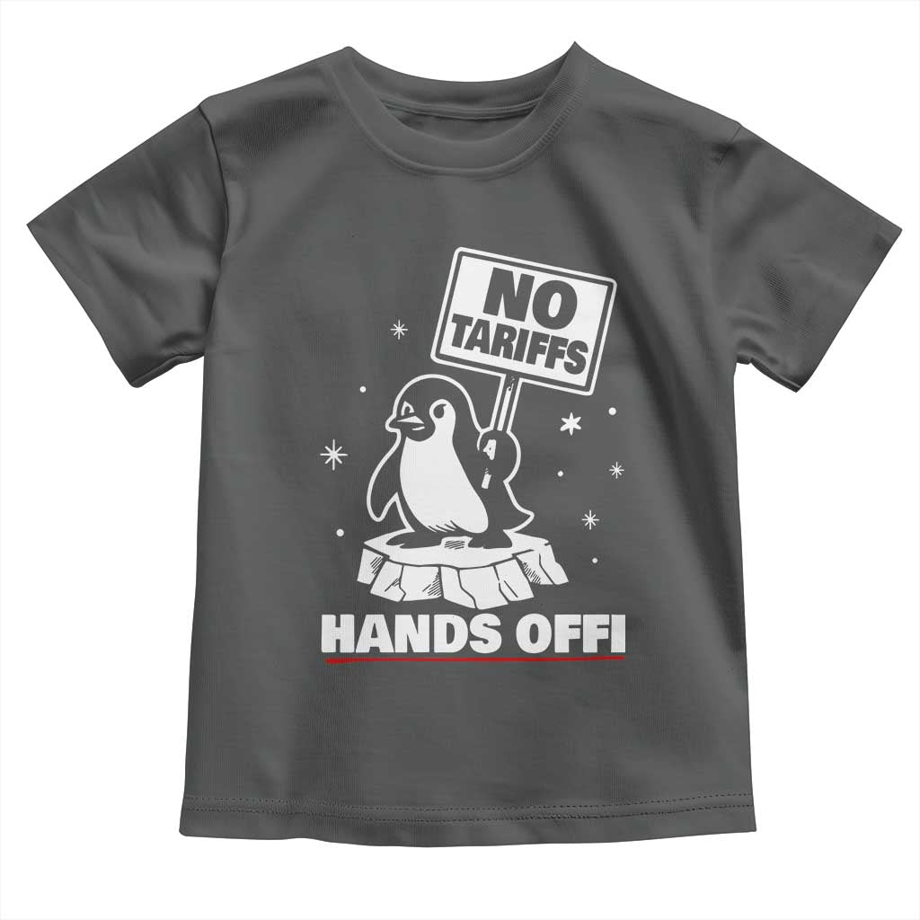 Funny Resist Penguins Toddler T Shirt Tariffs on Penguins? Really TS10 Dark Heather Print Your Wear