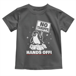Funny Resist Penguins Toddler T Shirt Tariffs on Penguins? Really TS10 Dark Heather Print Your Wear